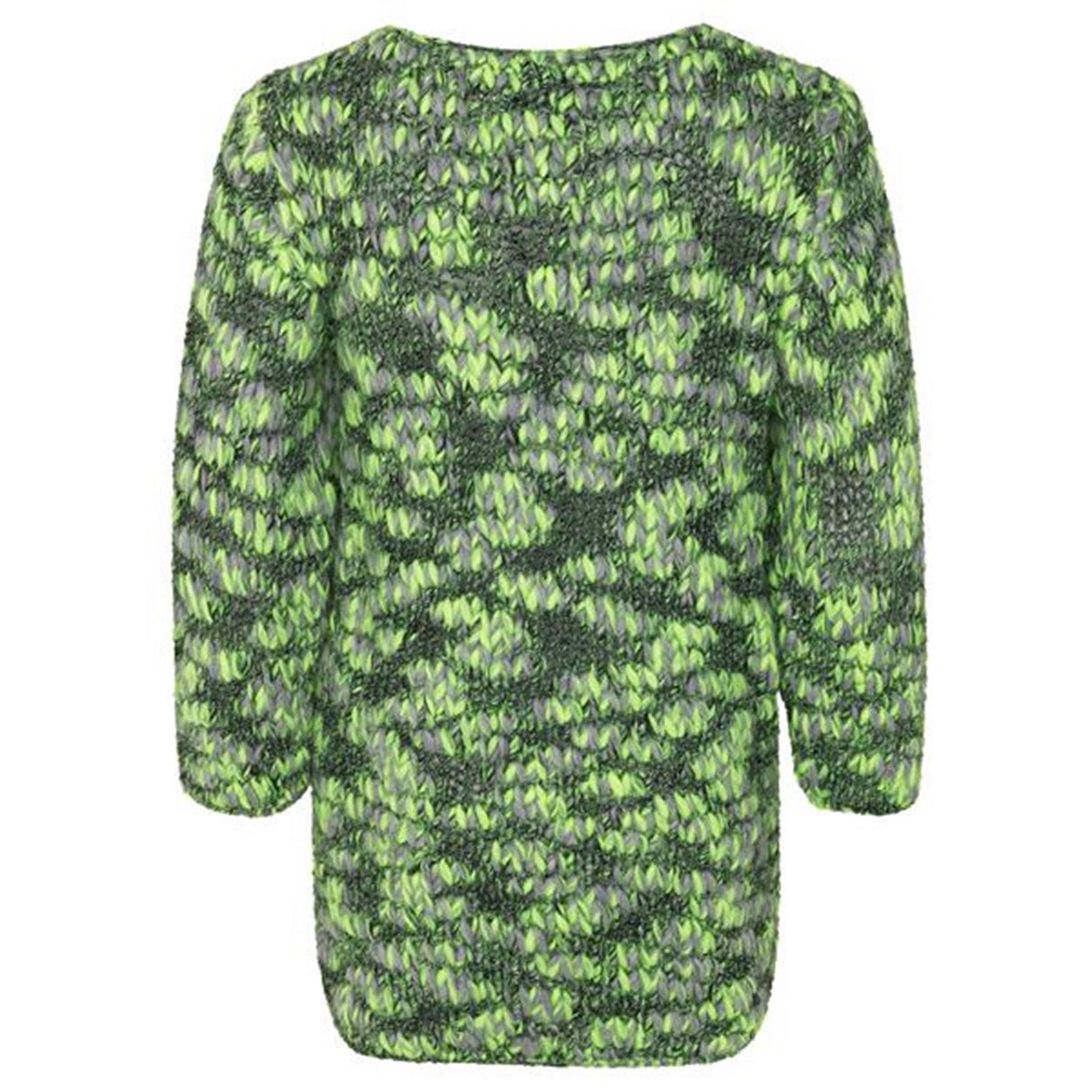 Mads Nørgaard Fantasy Wool Stickad Kaxini Neon Yellow