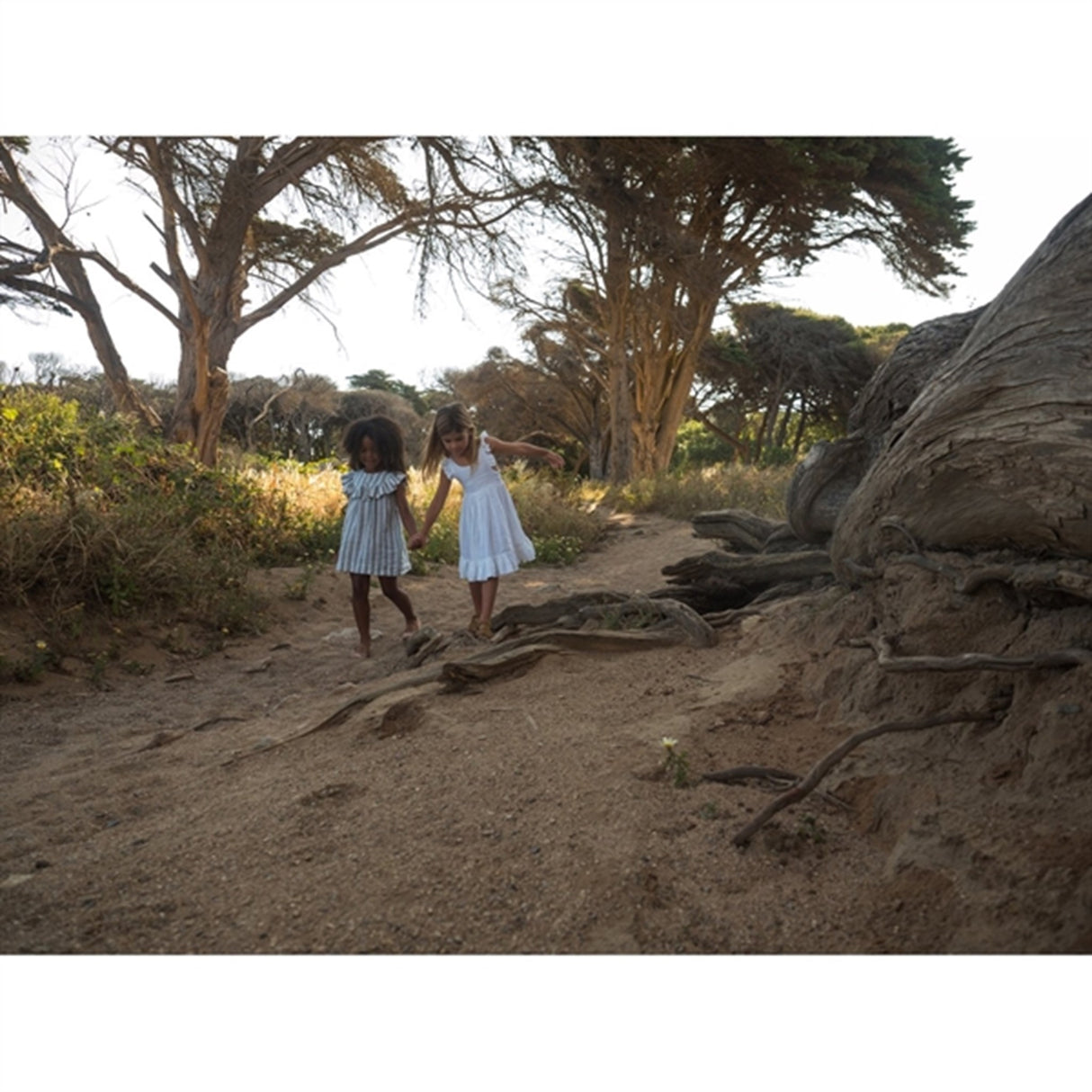 MarMar White Danita Frill Klänning