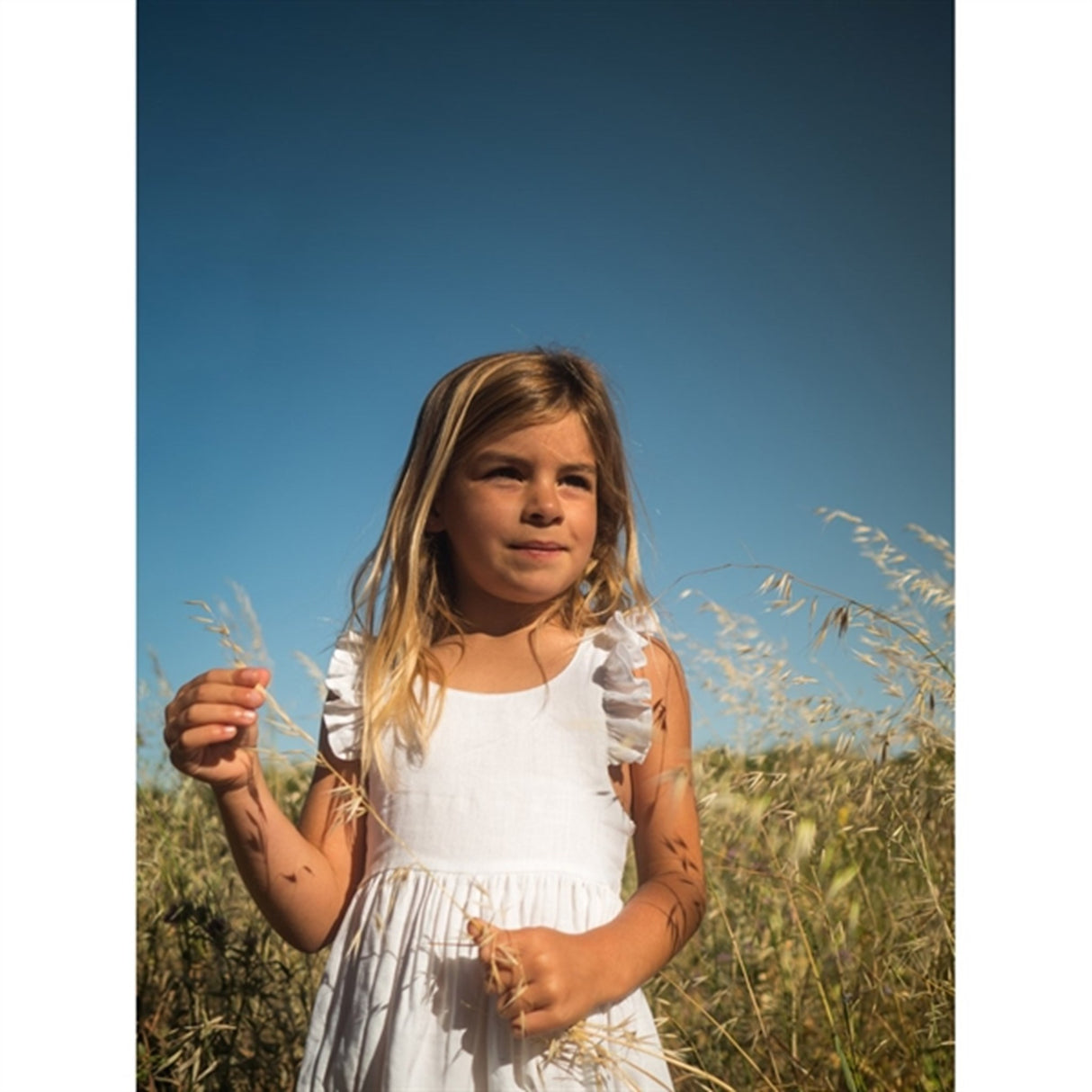 MarMar White Danita Frill Klänning