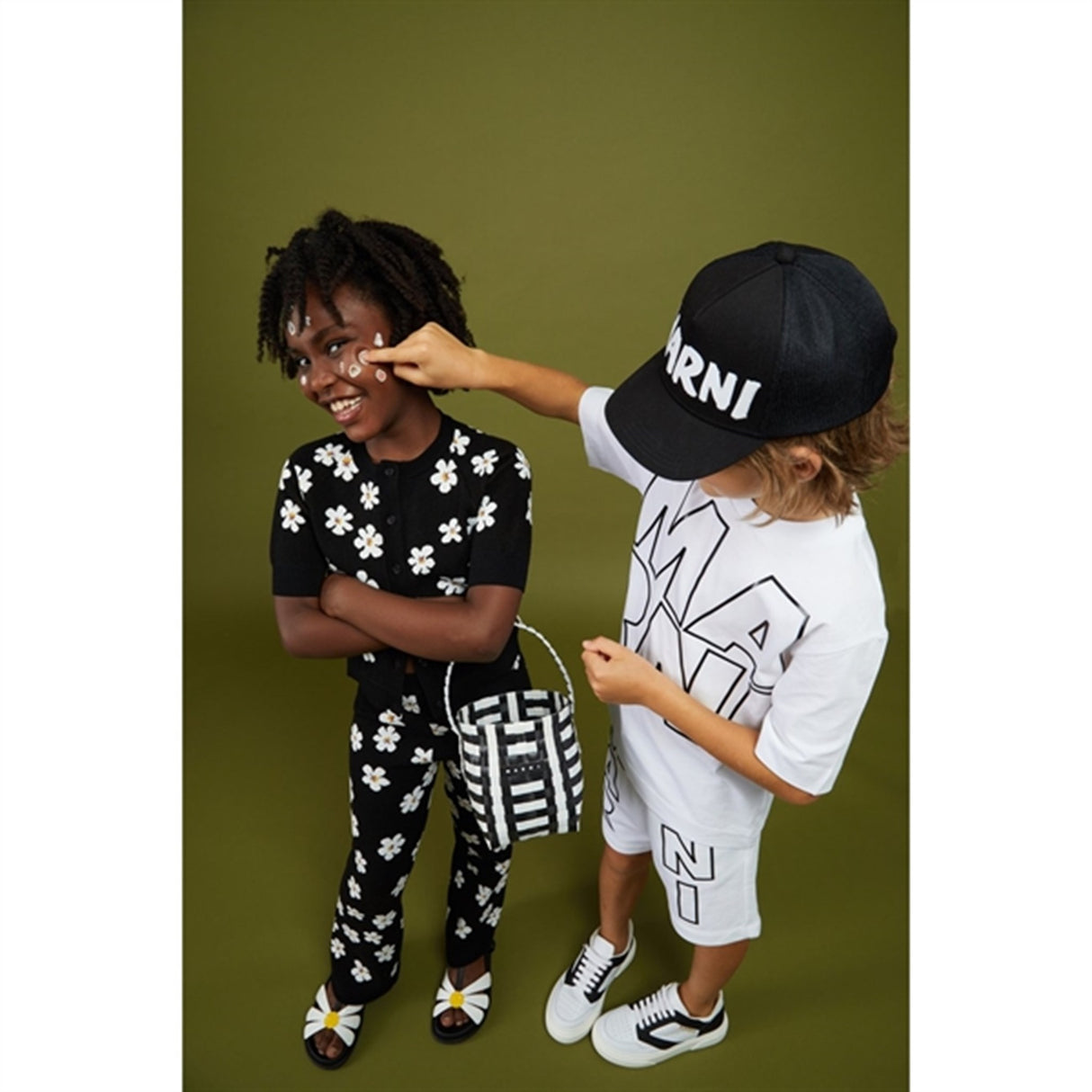 Marni White Logo T-shirt