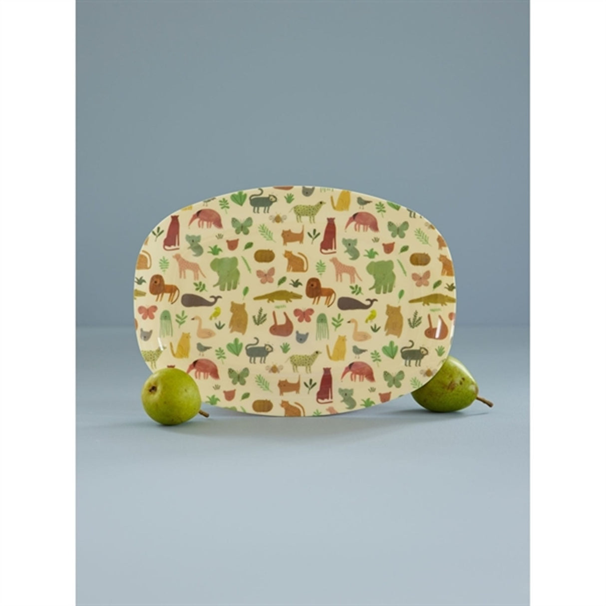 RICE Sweet Jungle Print Melamin Børnetallerken