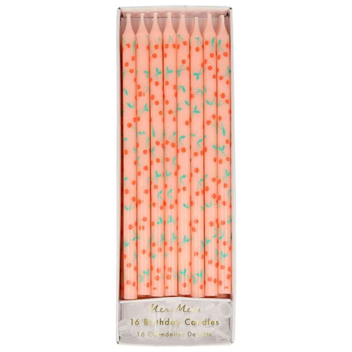 Meri Meri Födelsedagsljus Kirsebær 16 stk