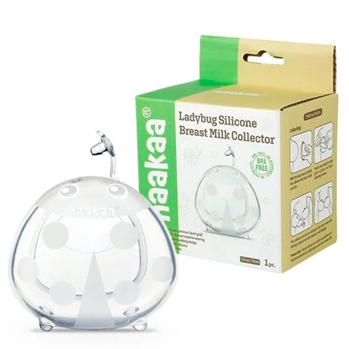 Haakaa Ladybug Mælkeopsamler