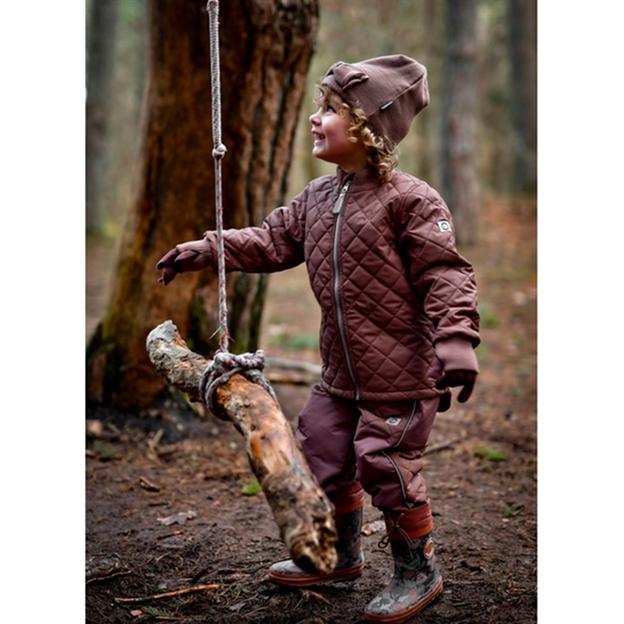 Mikk-Line Termosæt Duvet m. Fleece Nutmeg 2