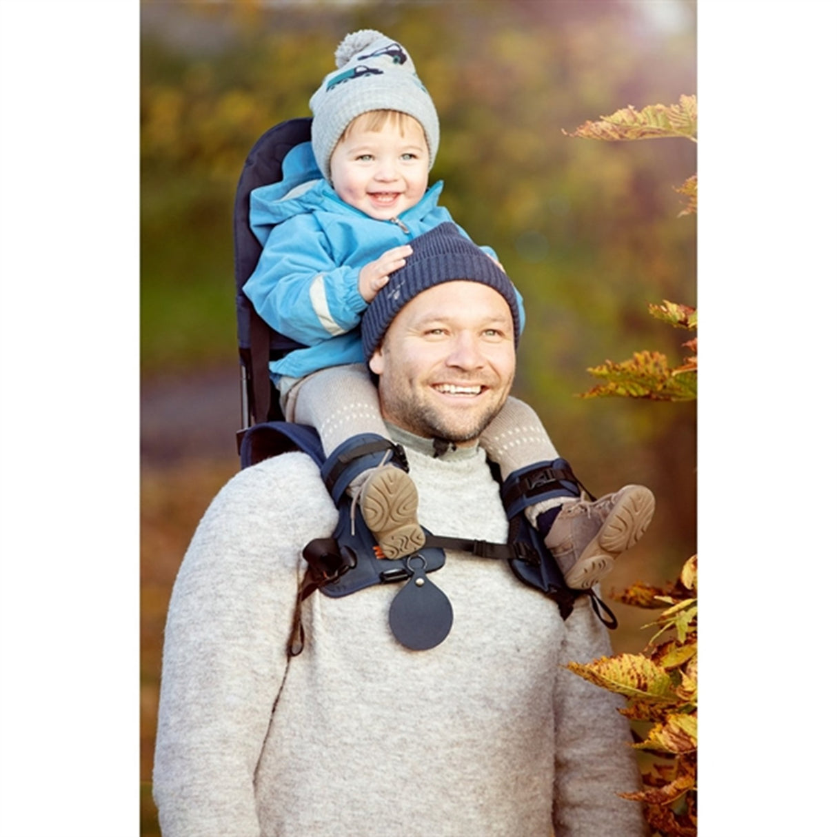 MiniMeis Bär Stol Black Navy