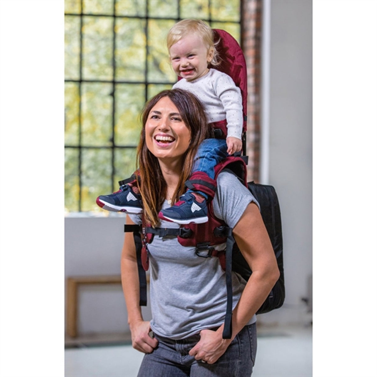 MiniMeis Ryggsäck Burgundy