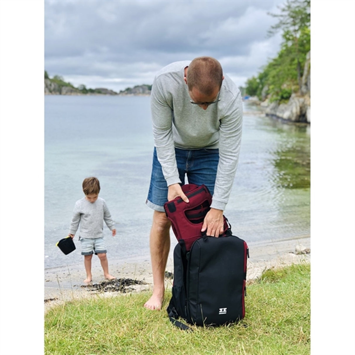 MiniMeis Ryggsäck Burgundy