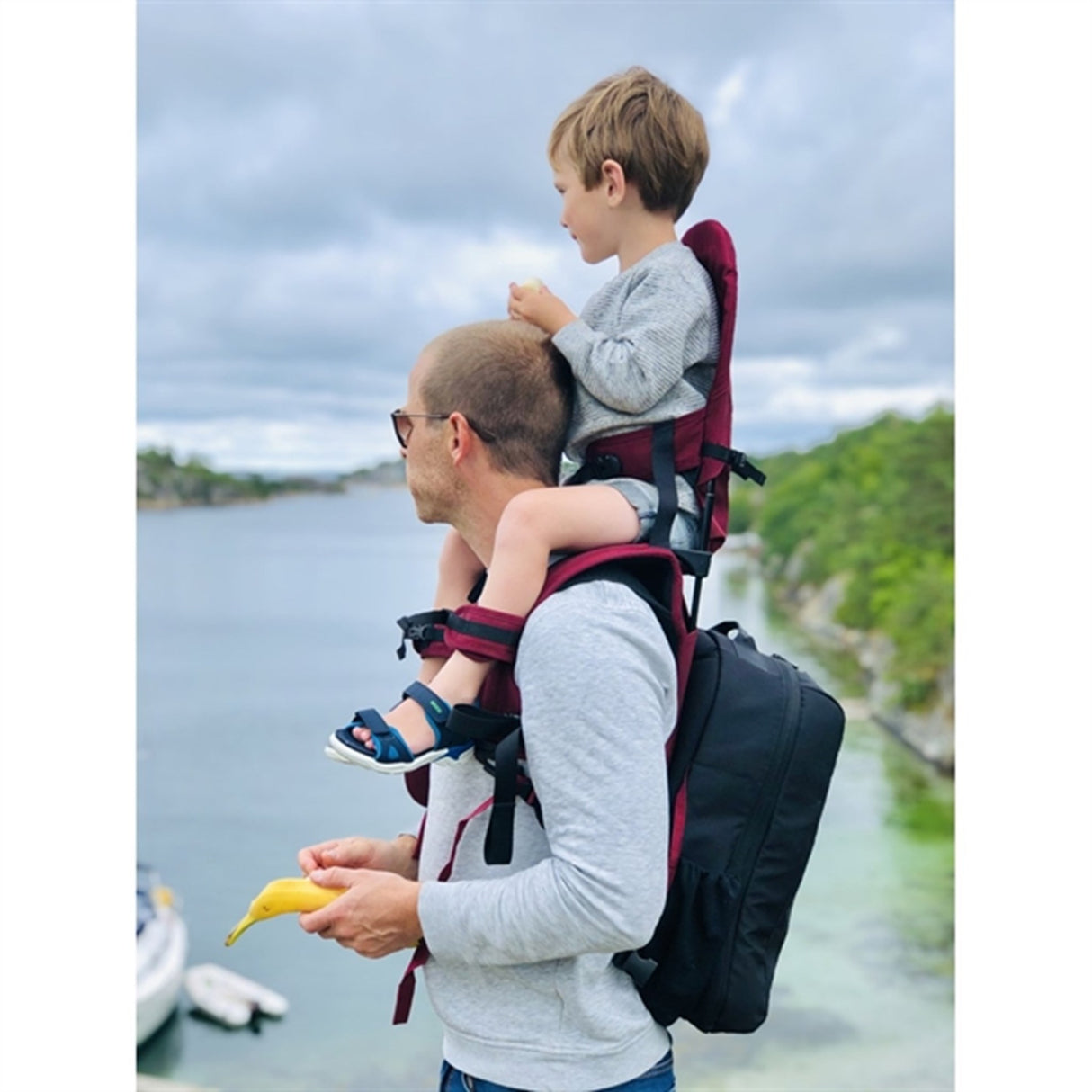 MiniMeis Ryggsäck Burgundy