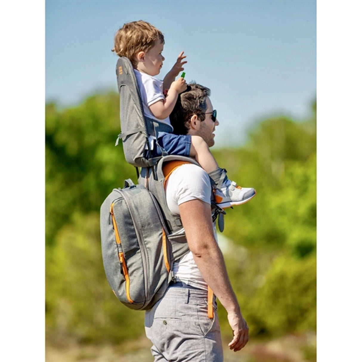 MiniMeis Ryggsäck Grey Melange