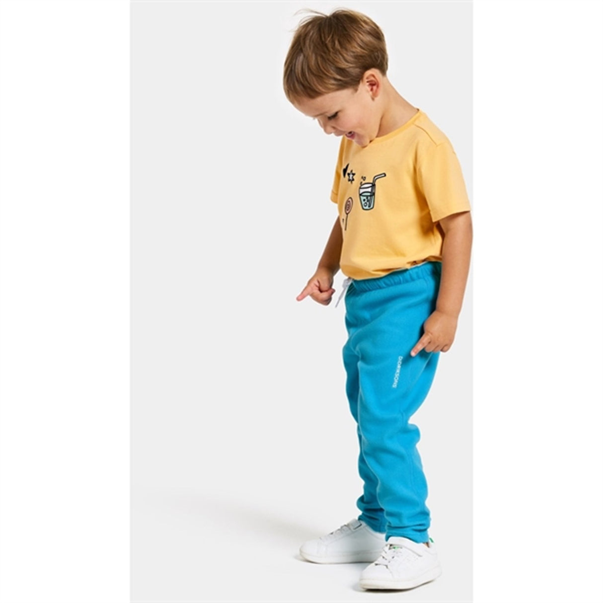 Didriksons Blue Lagoon Monte Kids Fleece Byxor
