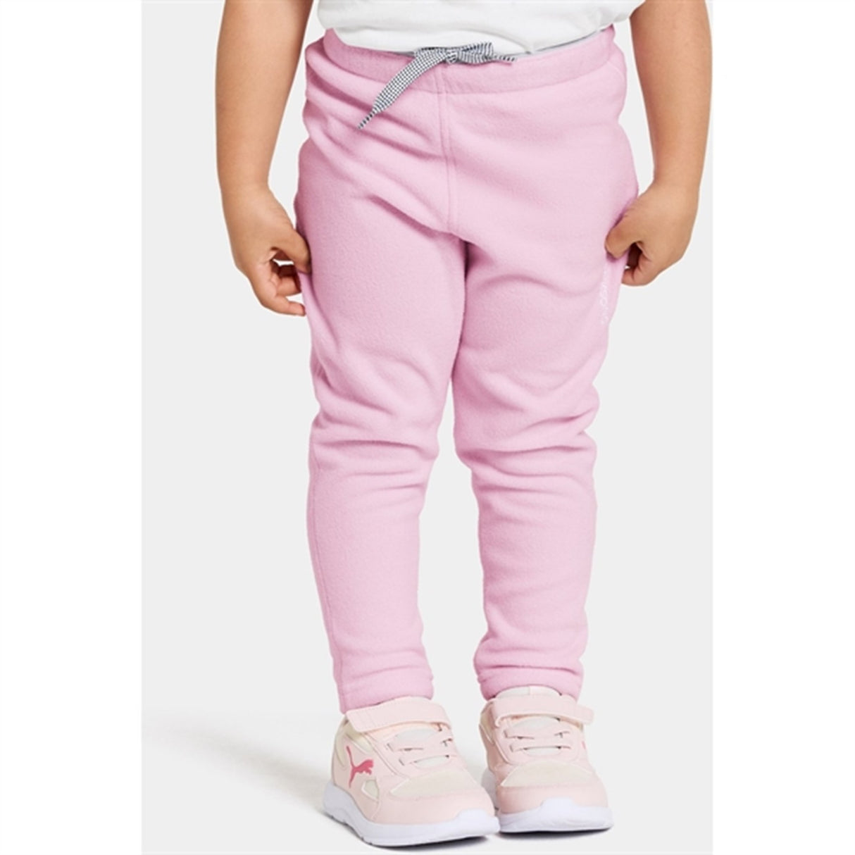 Didriksons Orchid Pink Monte Kids Fleece Byxor