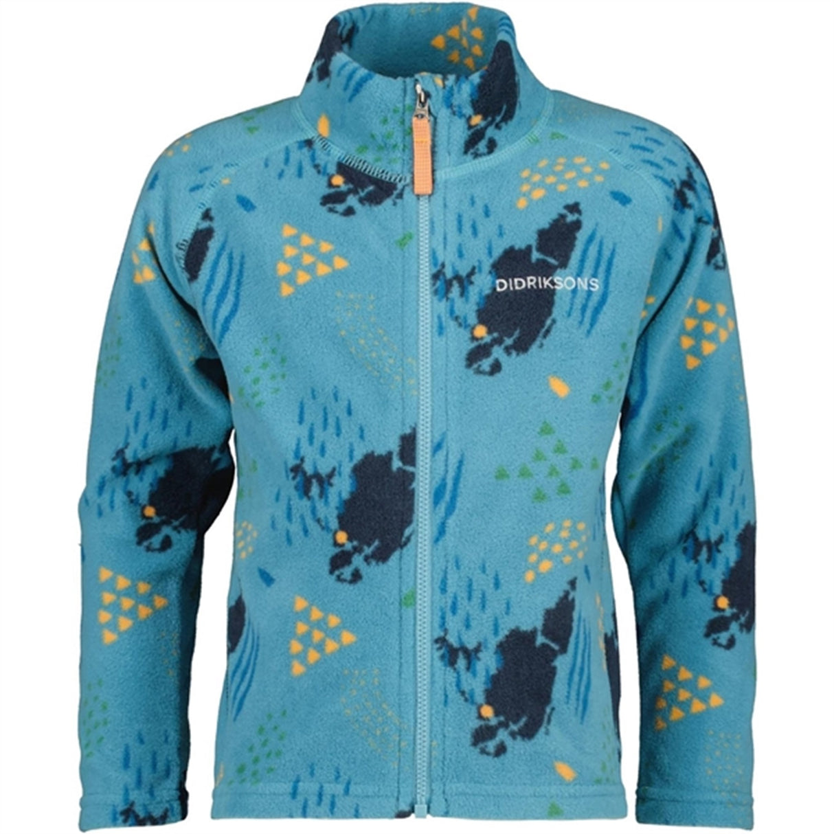 Didriksons Monte Grundsund Blue Fleece Jacka