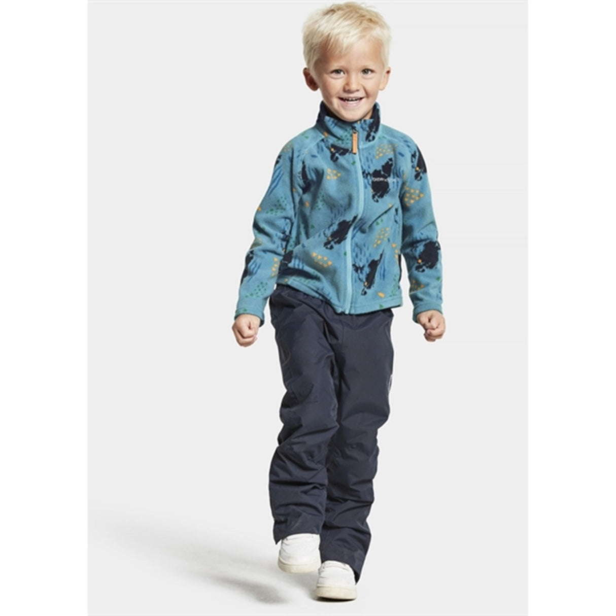 Didriksons Monte Grundsund Blue Fleece Jacka