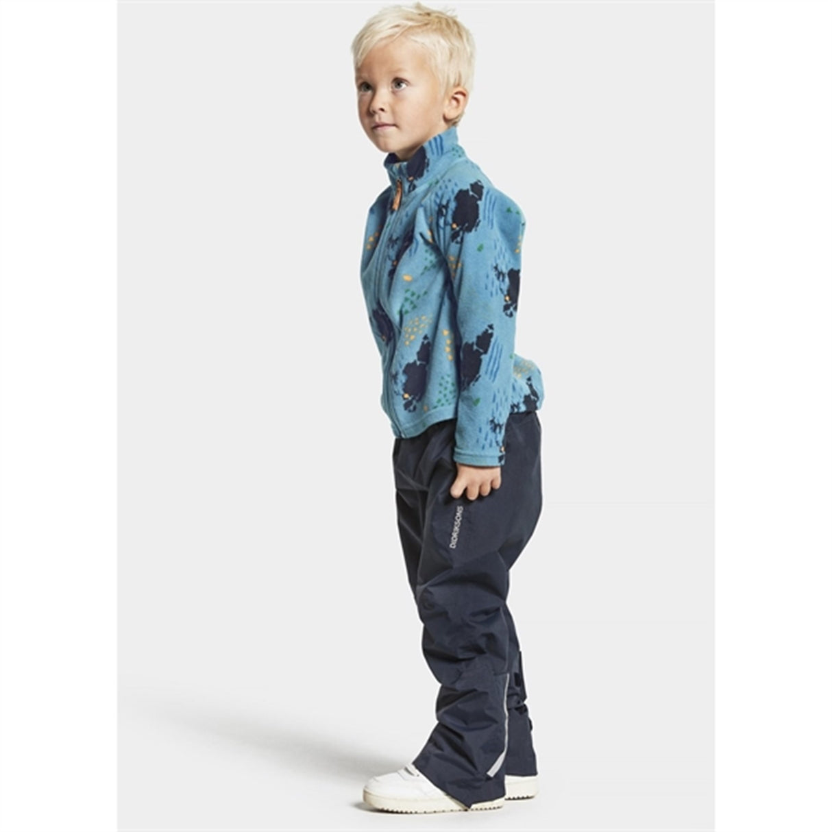 Didriksons Monte Grundsund Blue Fleece Jacka
