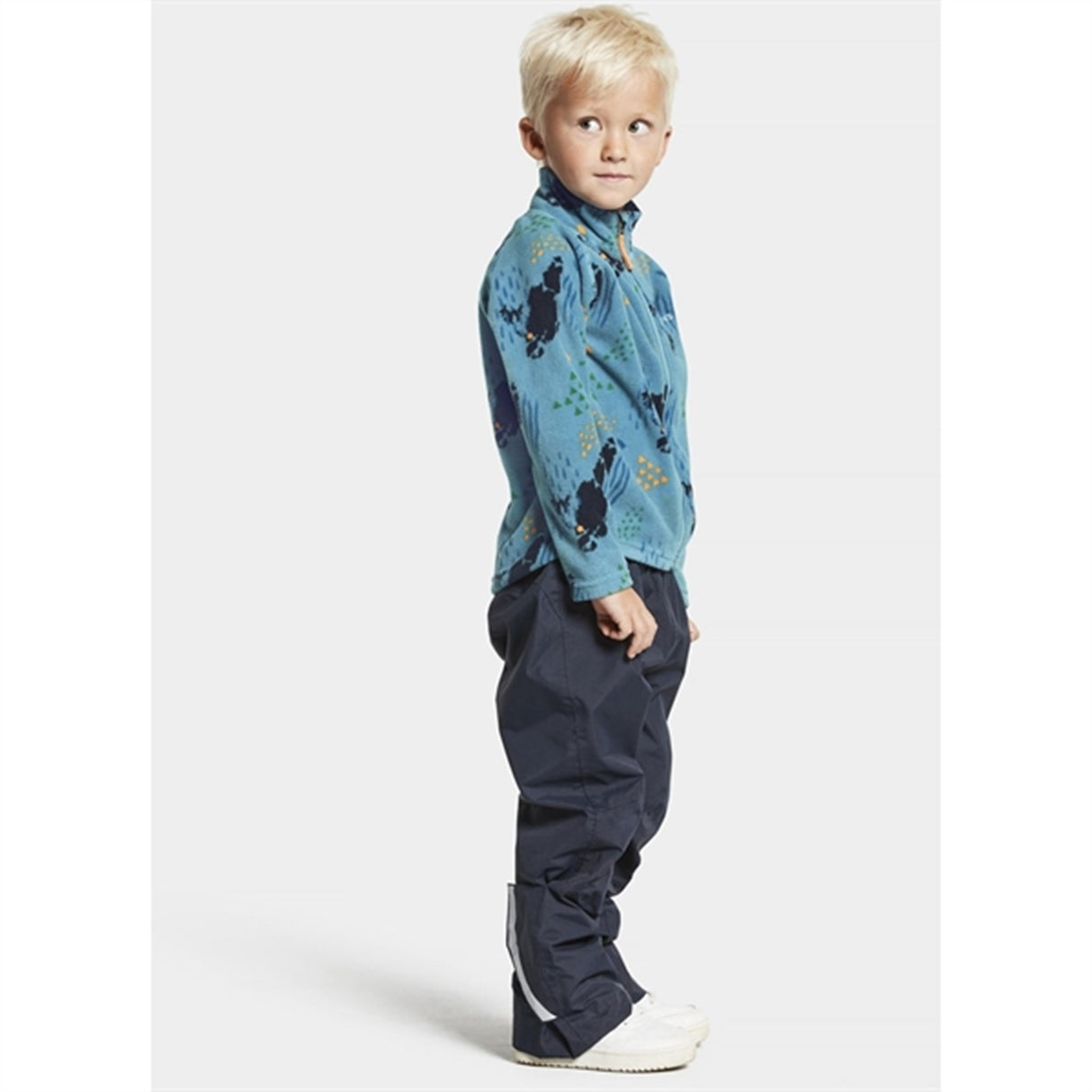 Didriksons Monte Grundsund Blue Fleece Jacka