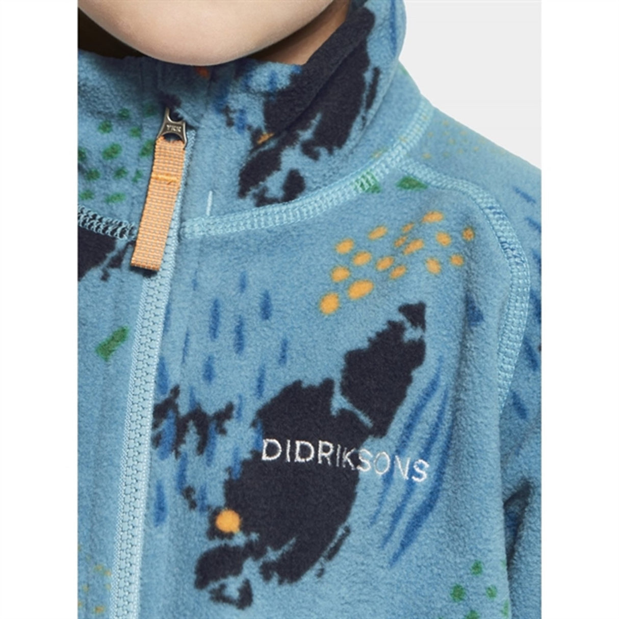 Didriksons Monte Grundsund Blue Fleece Jacka