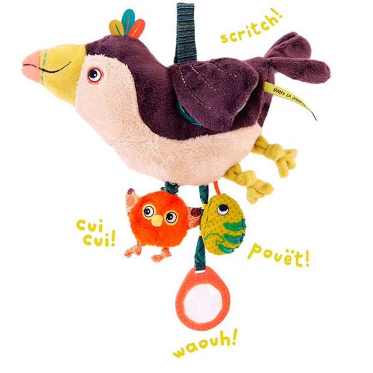 Moulin Roty Aktivitetstygdjur - Tukanen Pakou