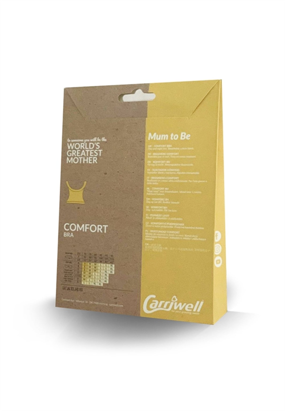 Carriwell Graviditets Comfort BH Sort