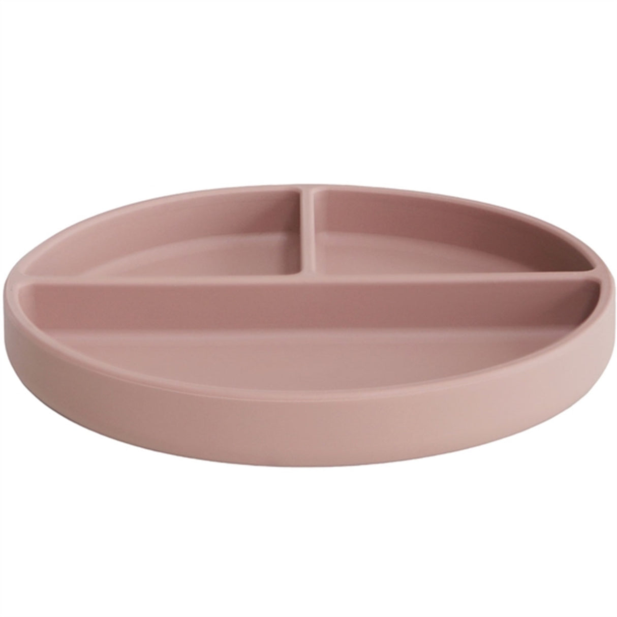 Mushie Silikone Tallrik Blush