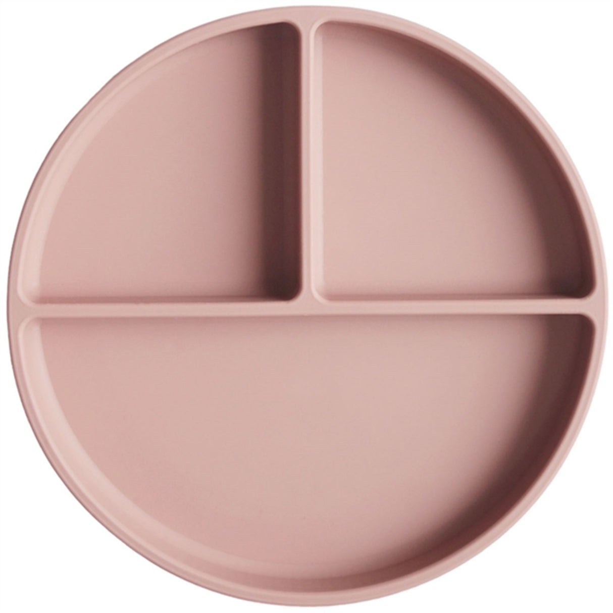 Mushie Silikone Tallrik Blush