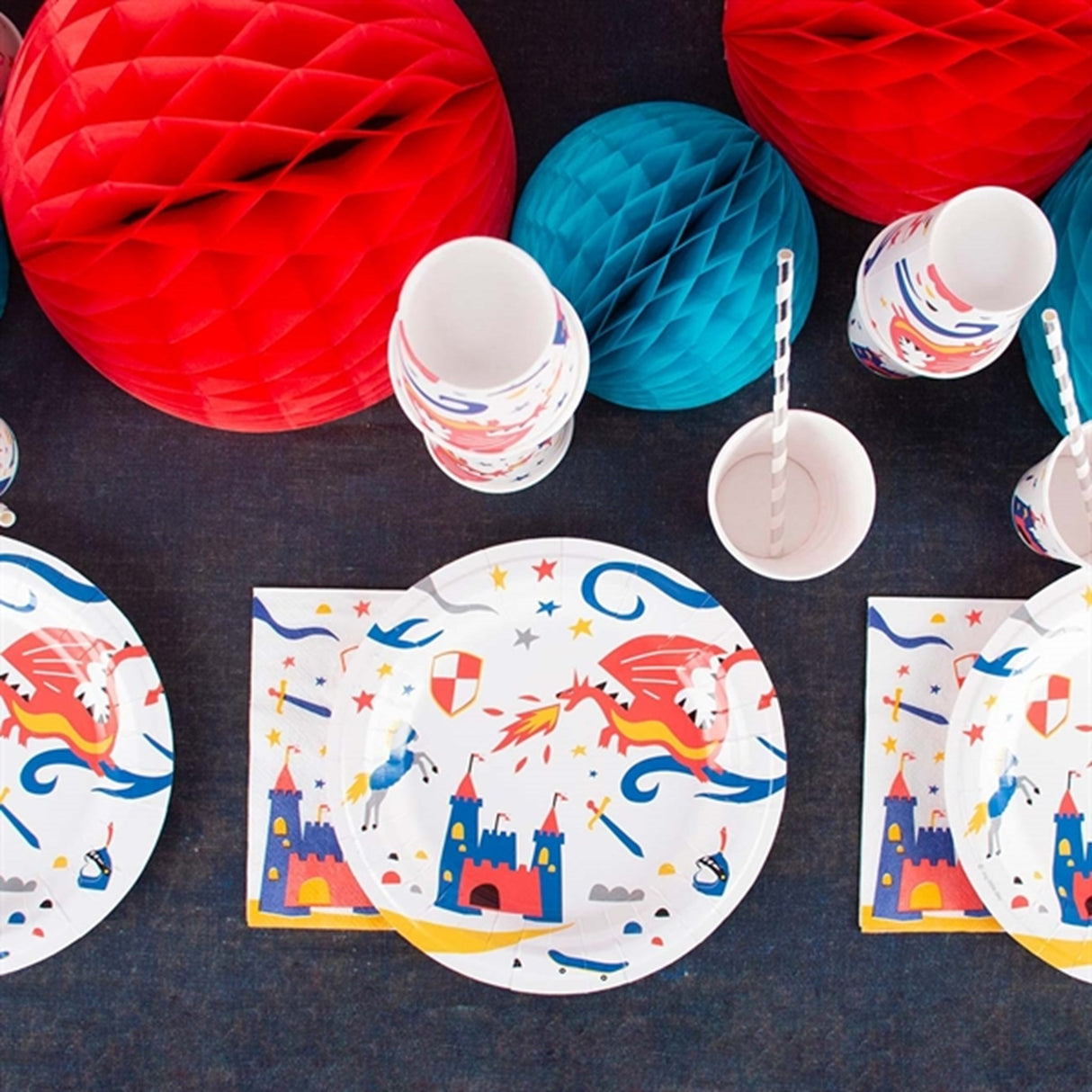 My Little Day Ridder Tallrikar 8 stk