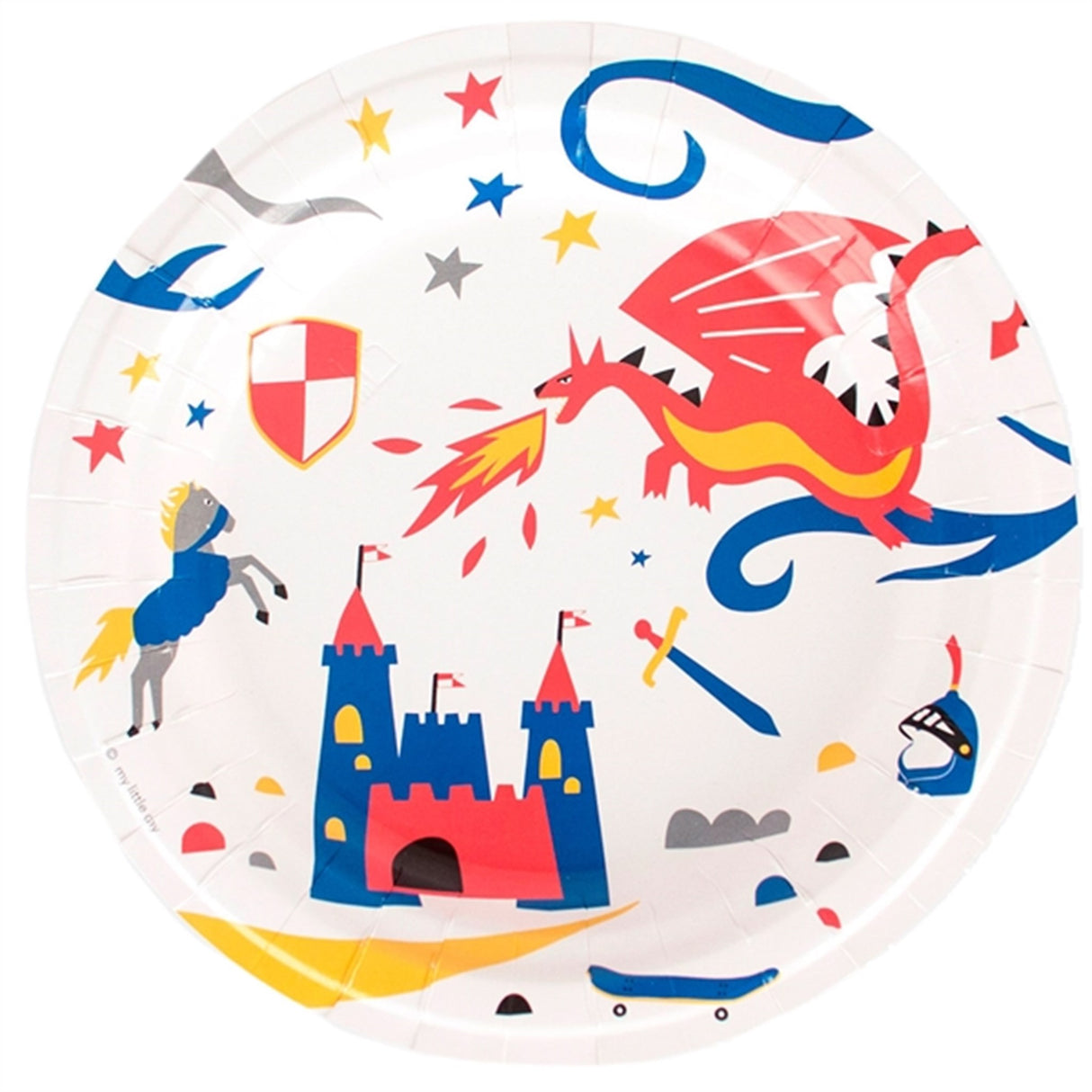 My Little Day Ridder Tallrikar 8 stk