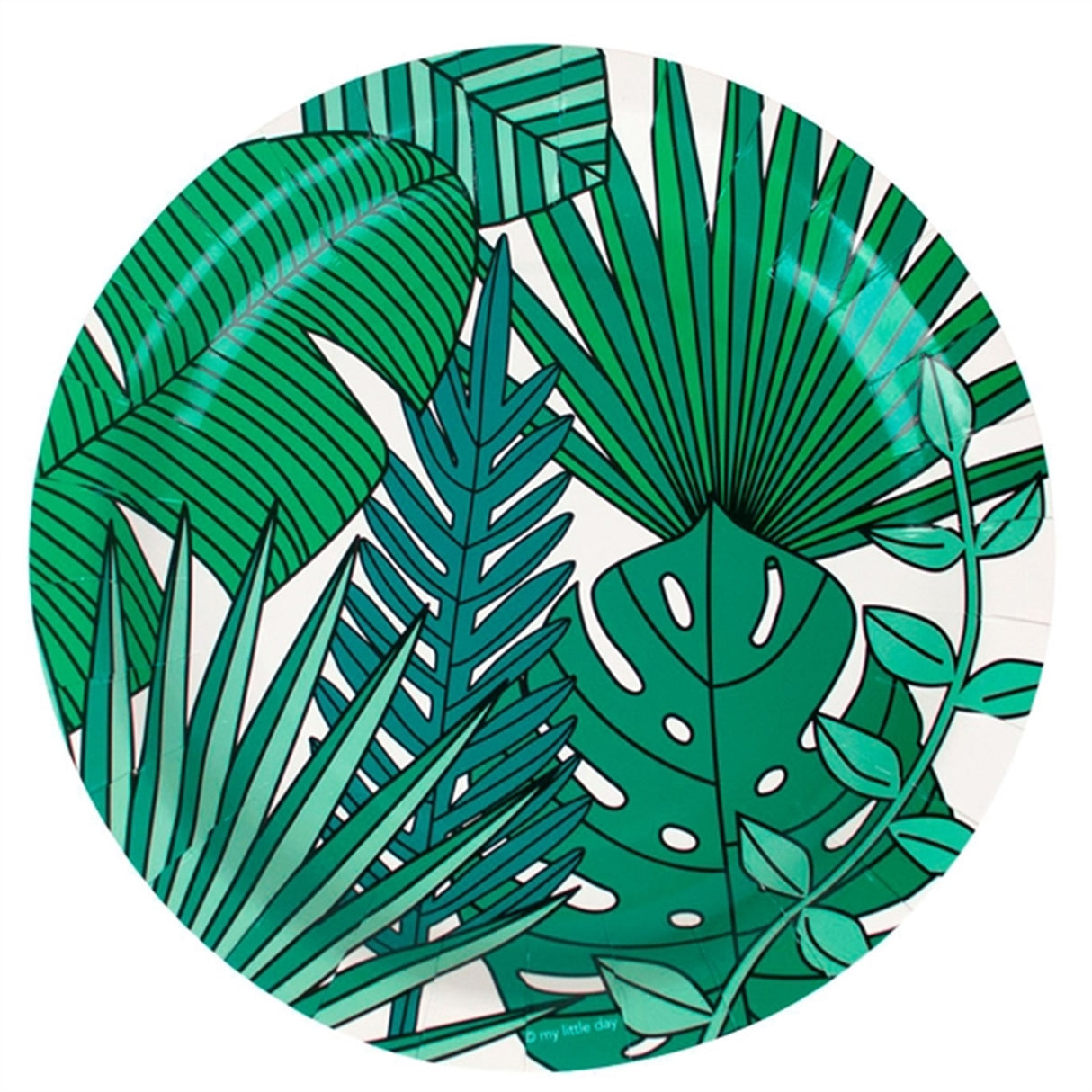 My Little Day Tropical Tallrikar 8 stk