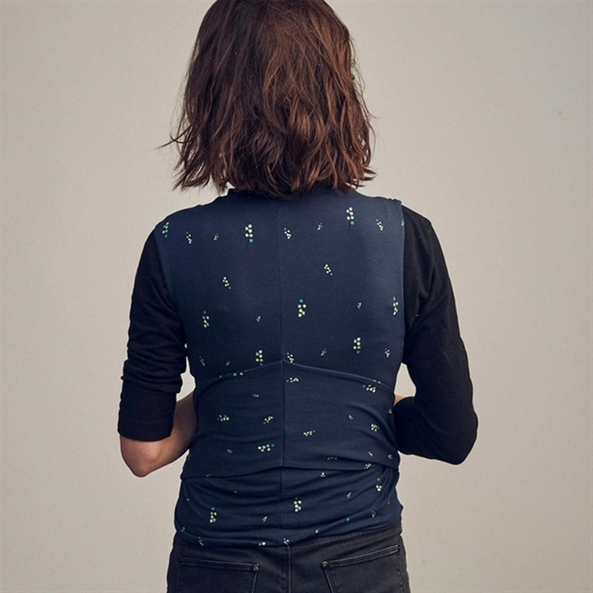 Najell Wrap Bärsjal Eucalyptus Navy Blue