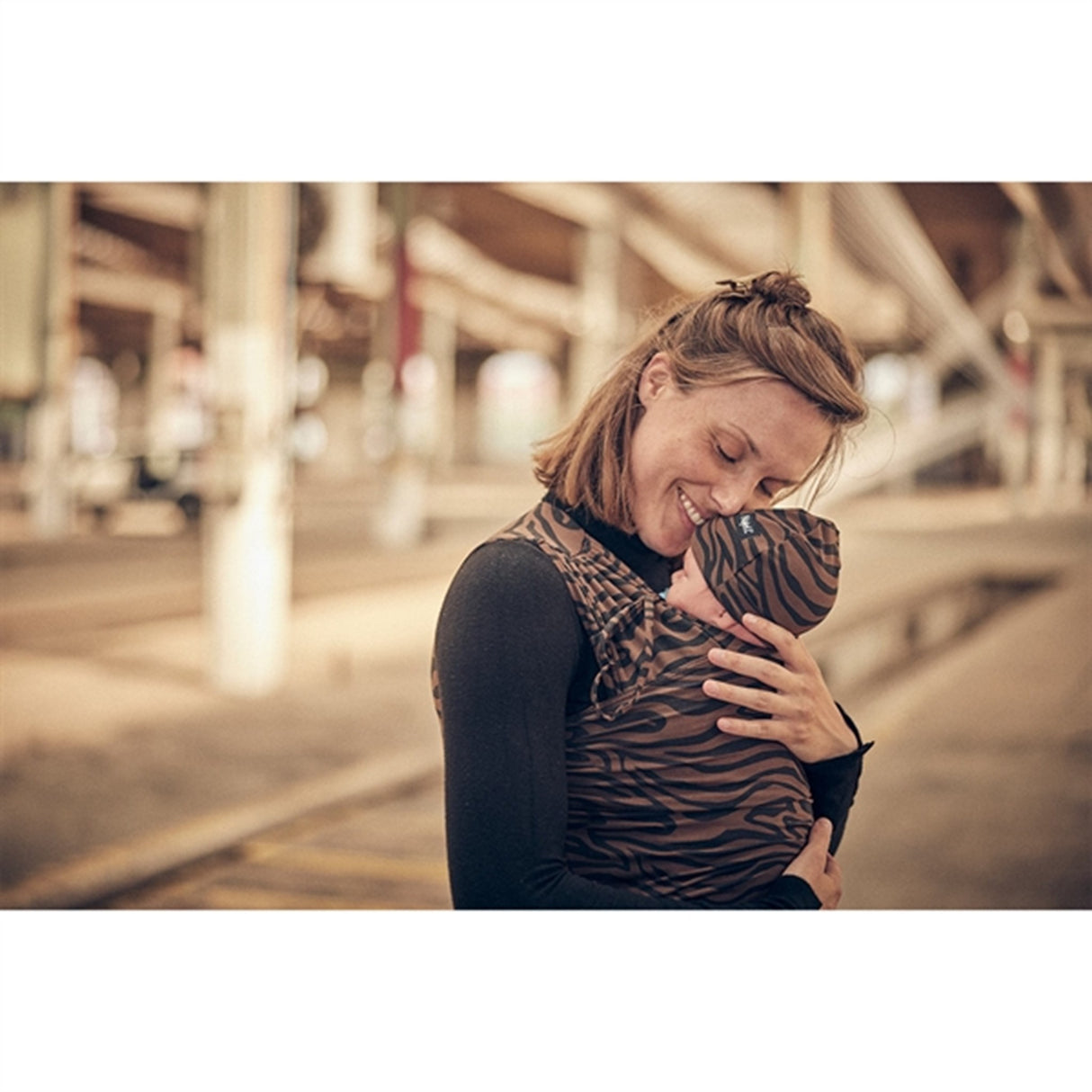 Najell Wrap Bärsjal Zebra Brown