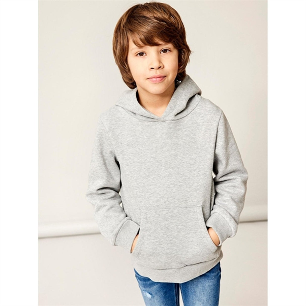 Name It Grey Melange Hoodie