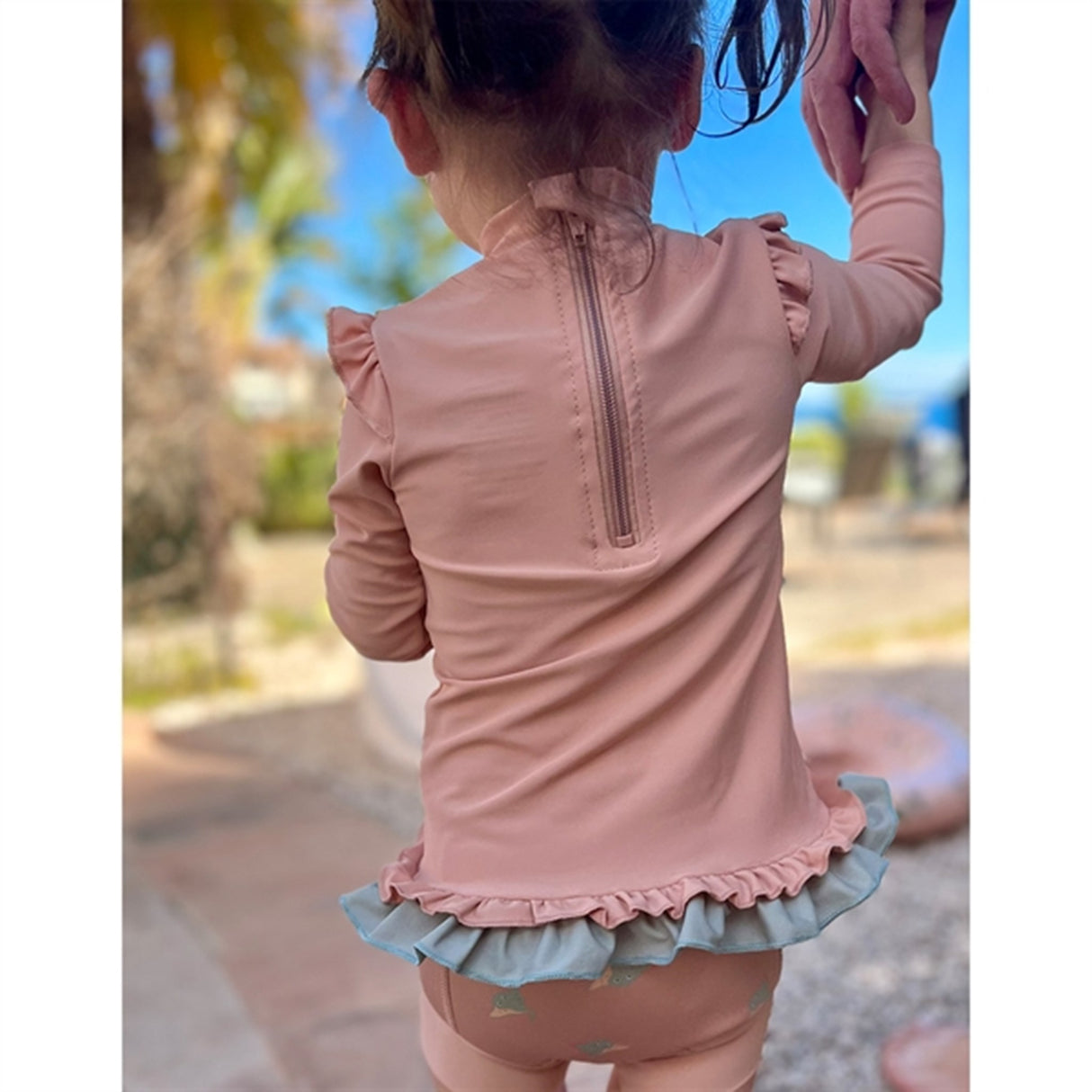 Vanilla COPENHAGEN Neopren Badblöja UV50+ Skate Fish Sand Rose