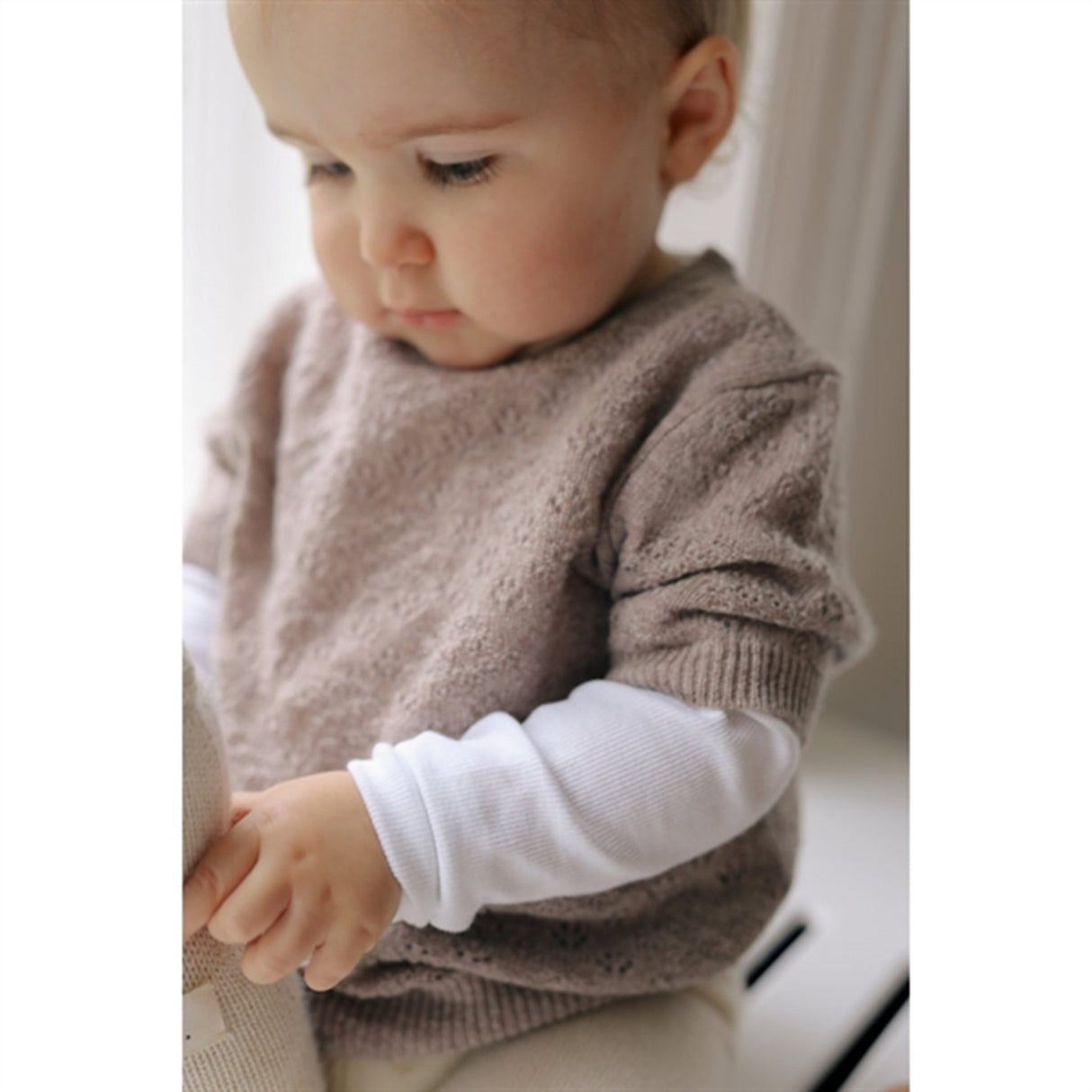 HOLMM Toast Nero Cashmere Stickat T-shirt