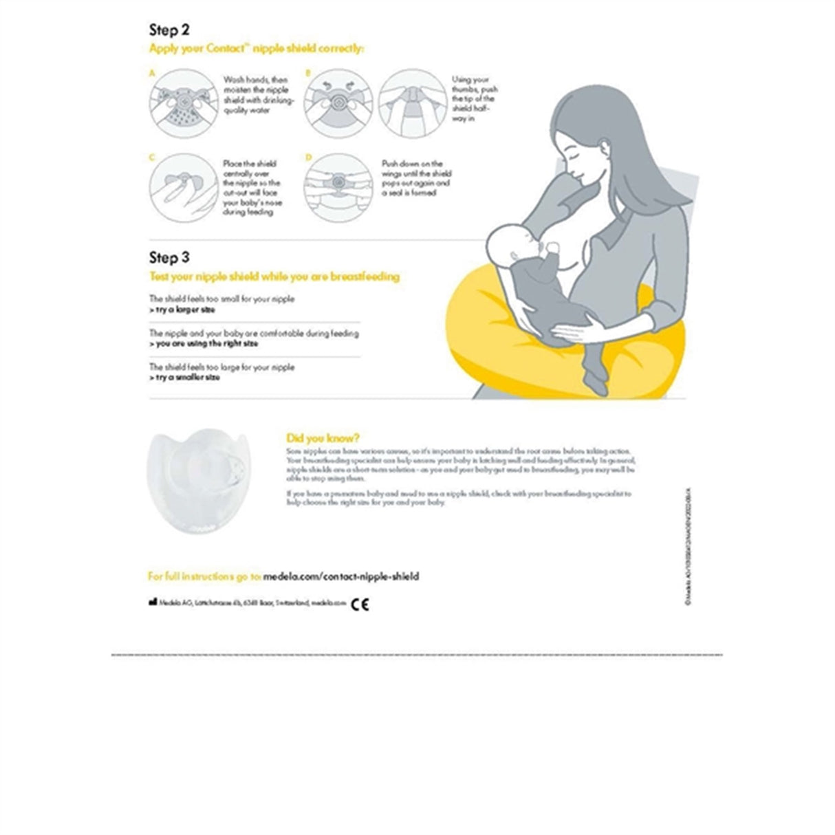 medela Contact Amningsskydd 16 mm 2-pack