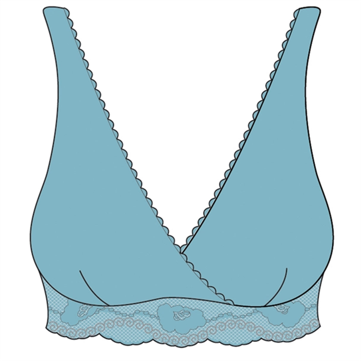 Carriwell Crossover Sove- og Amme-BH Hvid