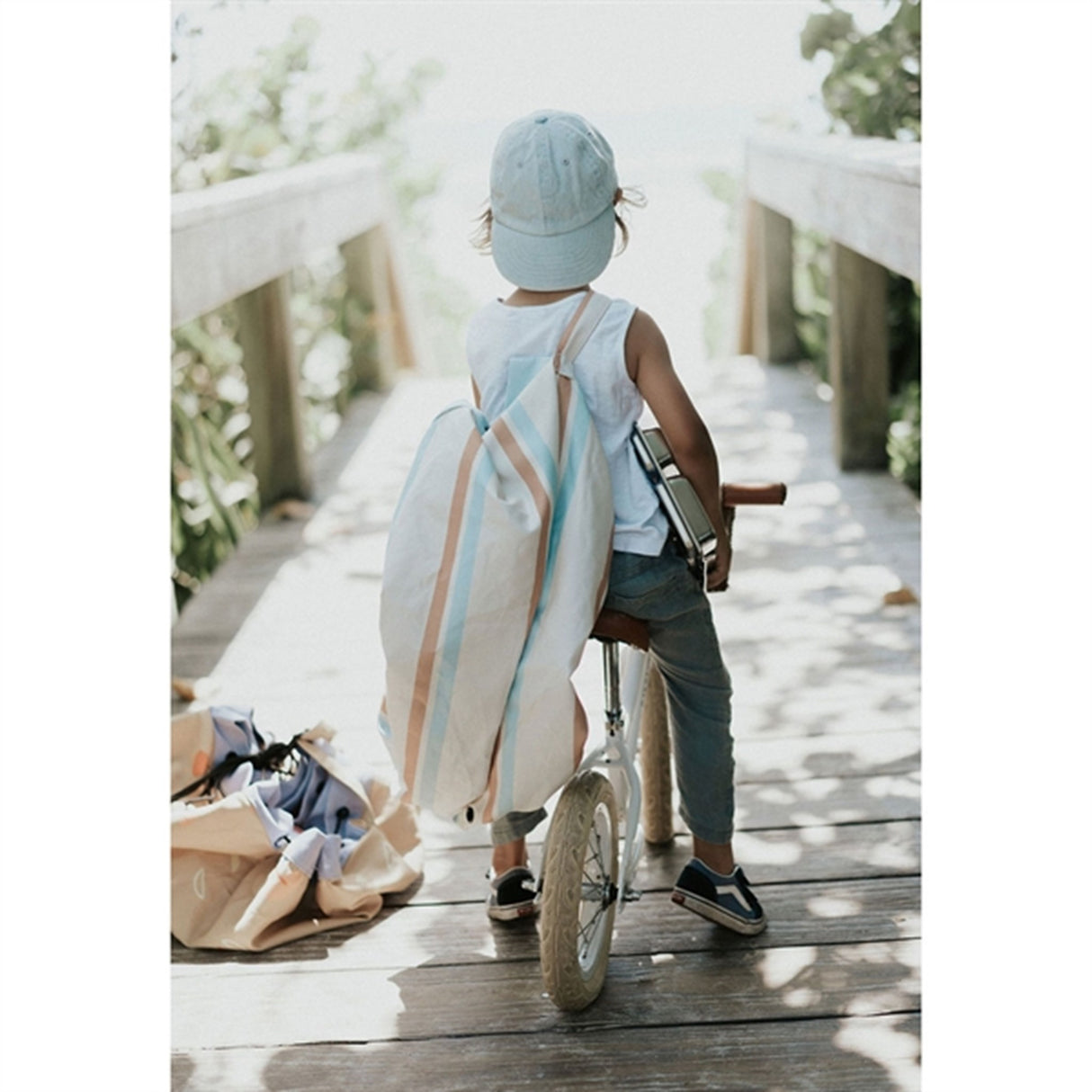 Play&Go 2-i-1 Lekmatta Outdoor Stripes