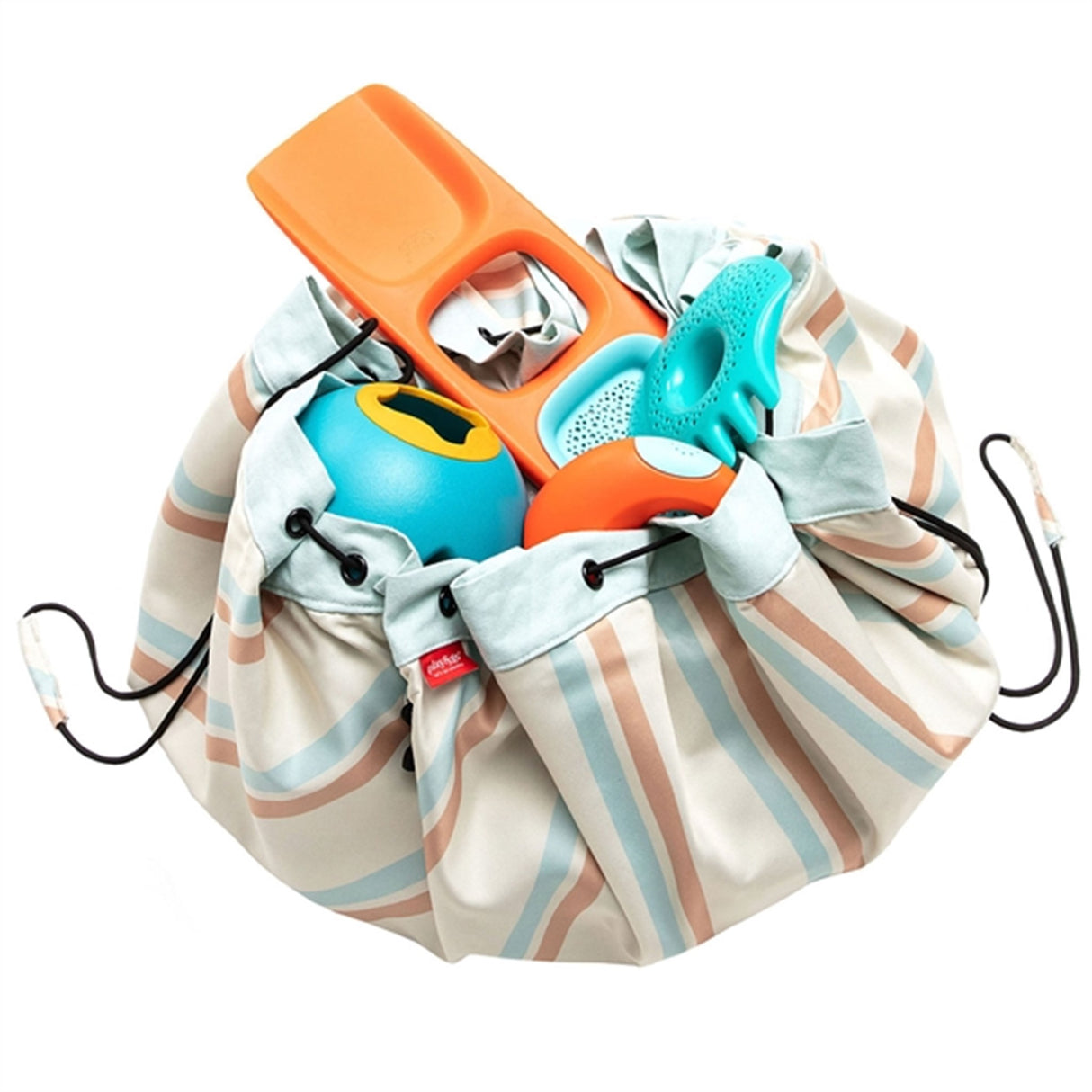 Play&Go 2-i-1 Lekmatta Outdoor Stripes