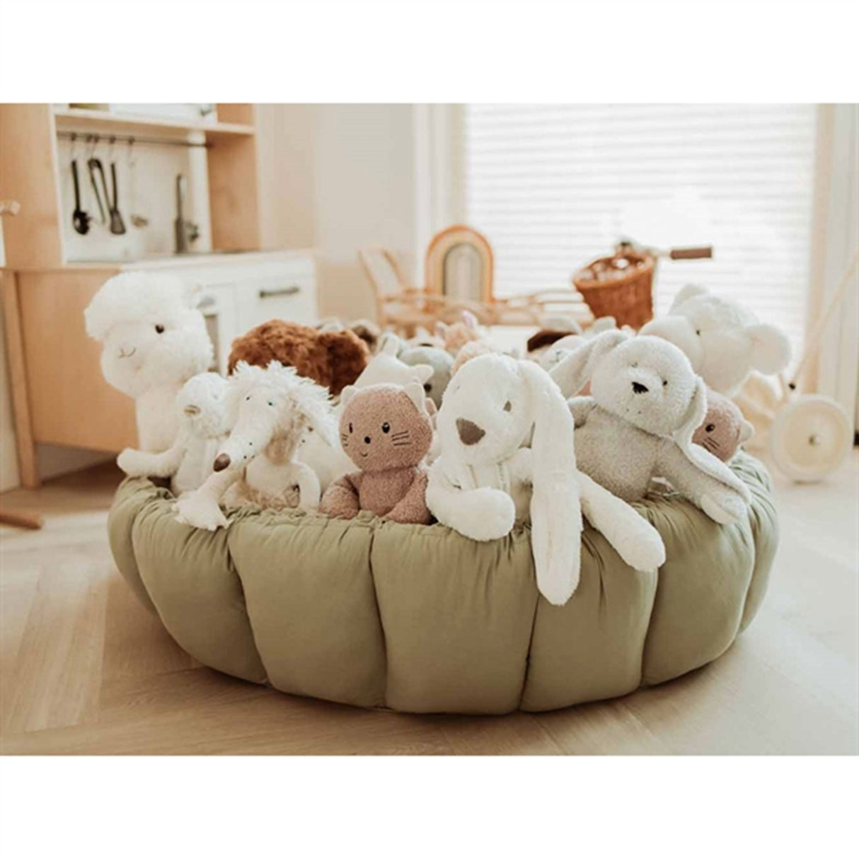 Play&Go 3-i-1 Lekmatta Organic Bloom Meadow green