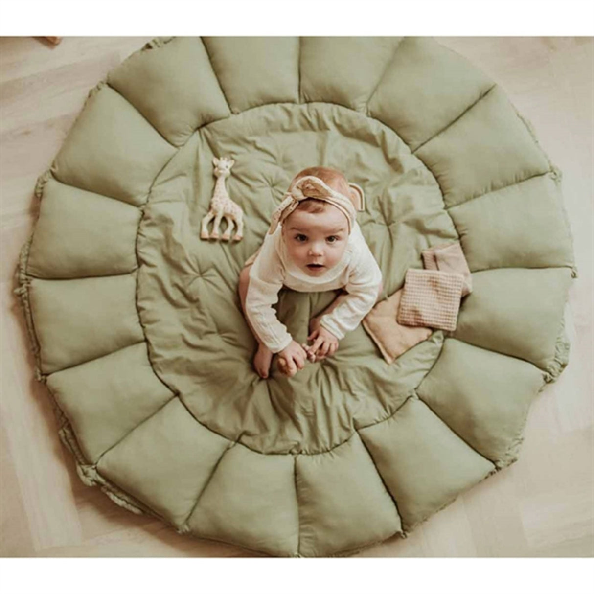 Play&Go 3-i-1 Lekmatta Organic Bloom Meadow green