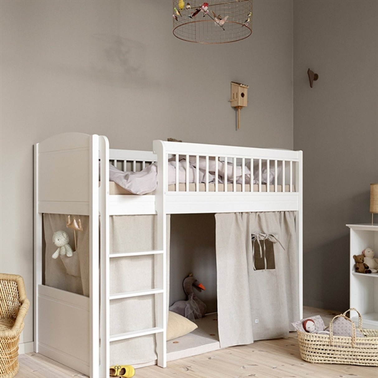 Oliver Furniture Seaside Liten + Halvhög Säng Vit 2