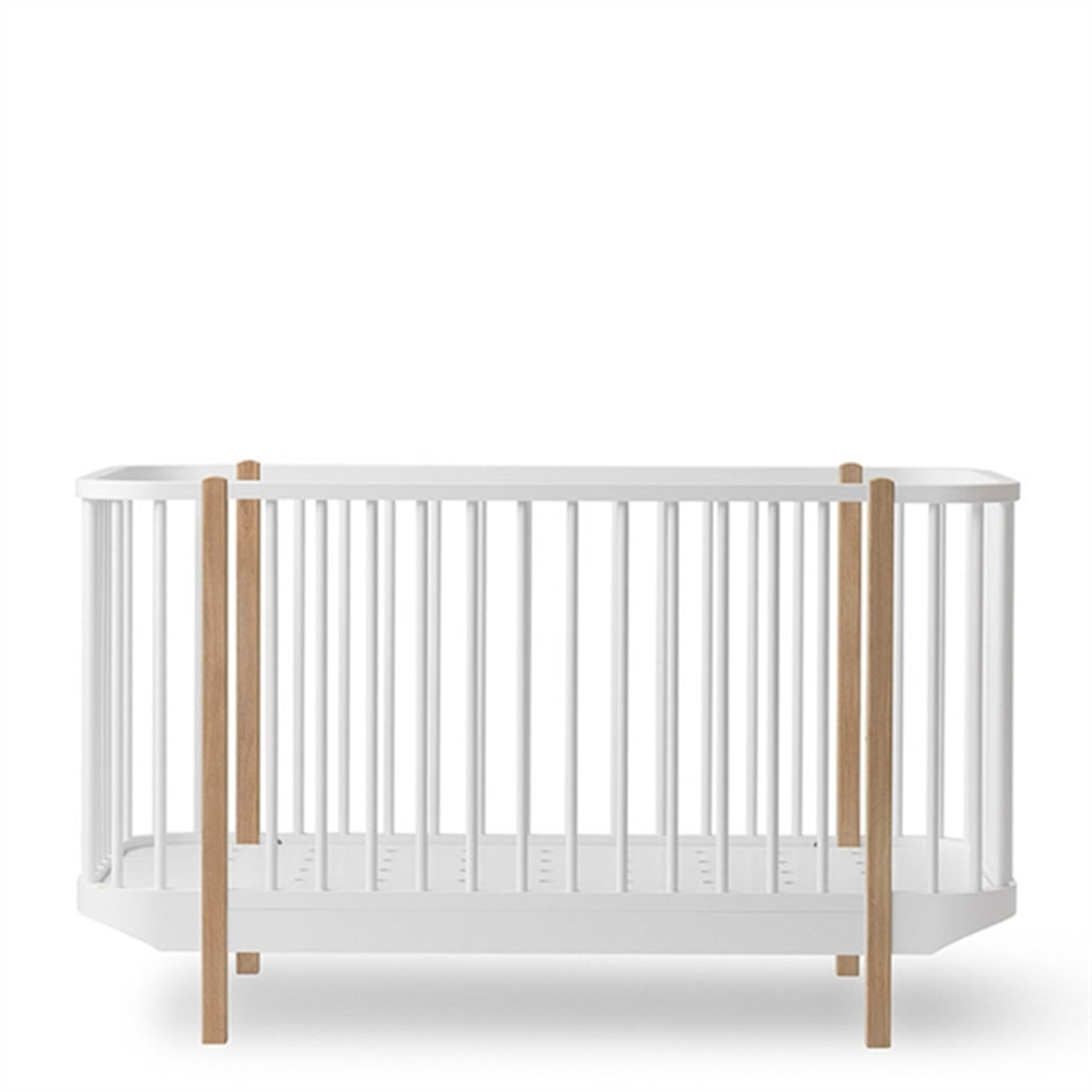 Oliver Furniture Wood Spjälsäng Vit/Ägg