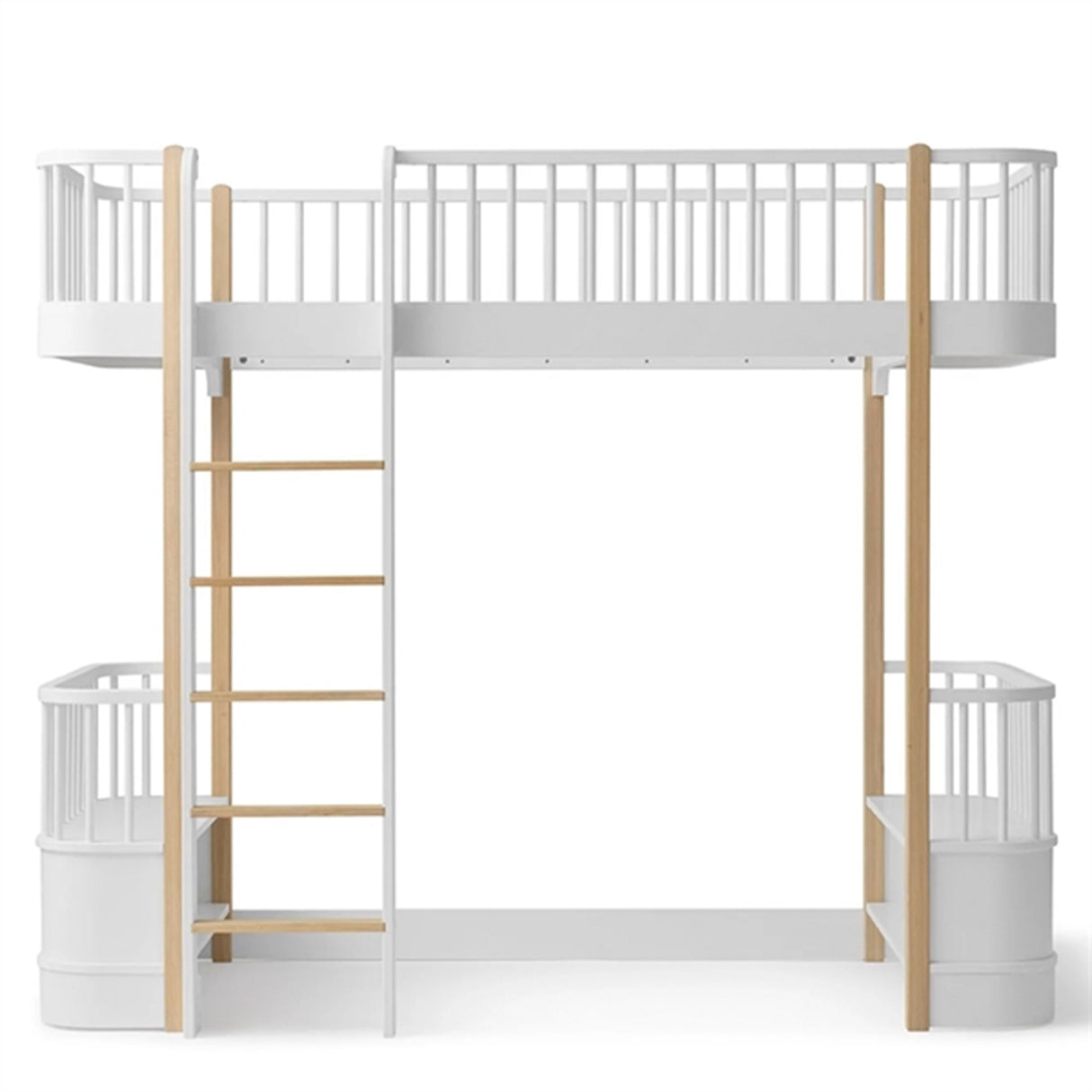 Oliver Furniture Wood Højseng m. Stege Vit