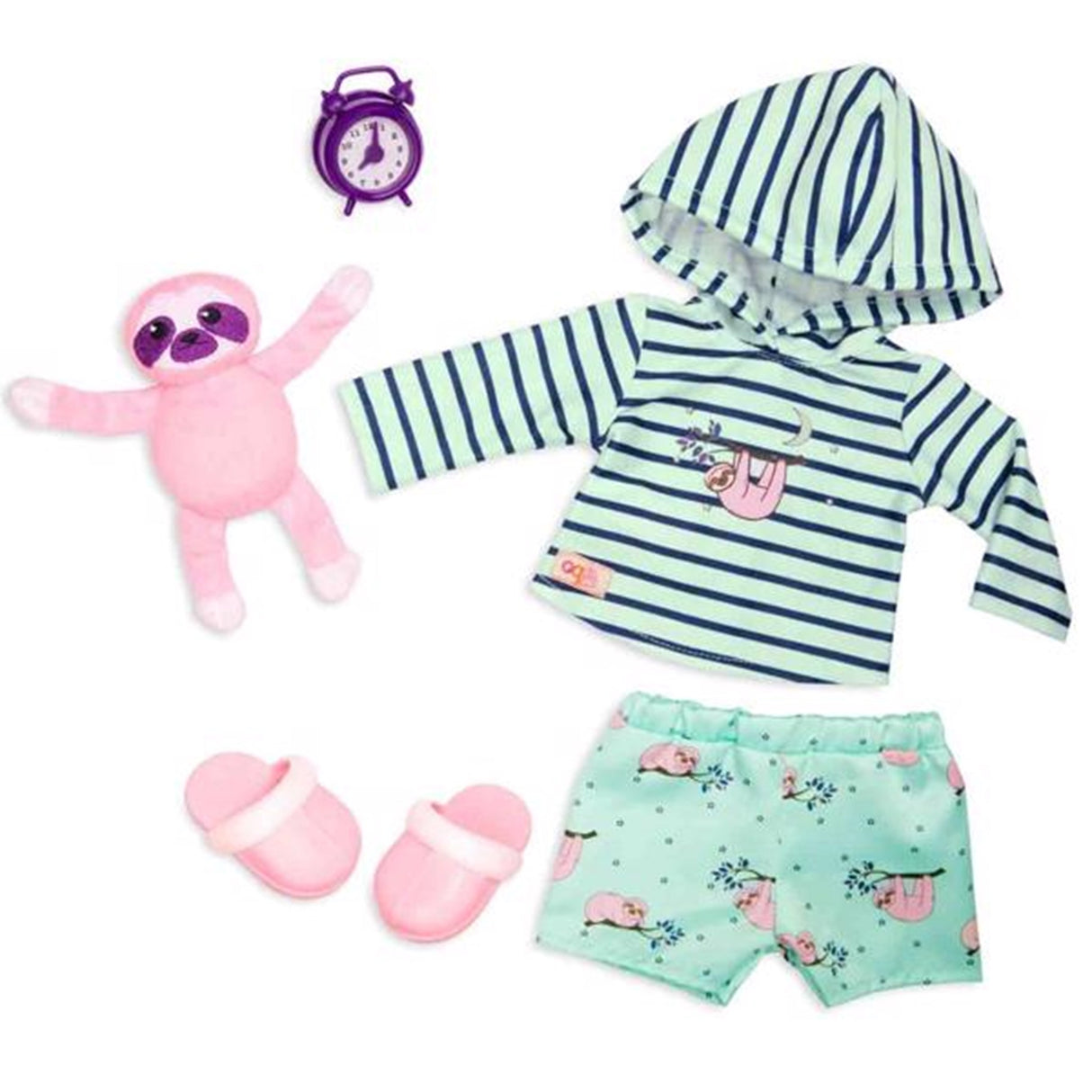 Our Generation Doll Clothes Deluxe - Nattkläder med lata djur
