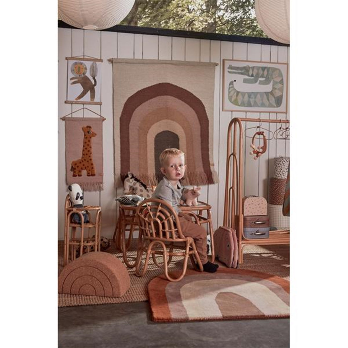 OYOY Följ Rainbow Tapestry Choko