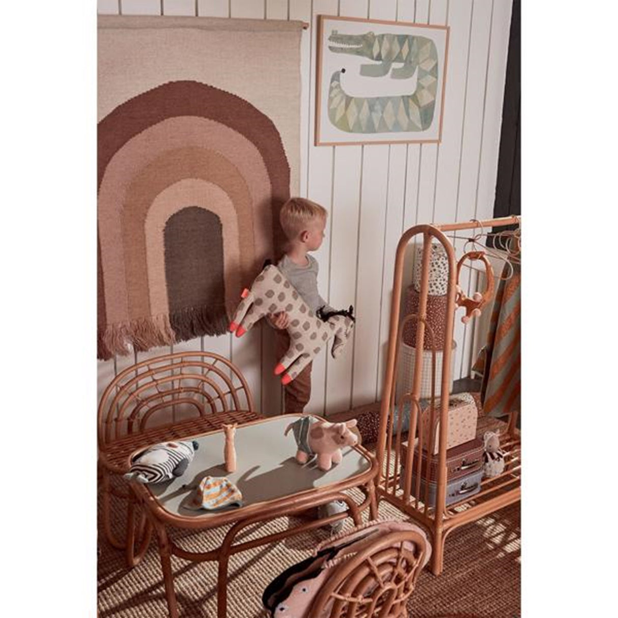 OYOY Följ Rainbow Tapestry Choko