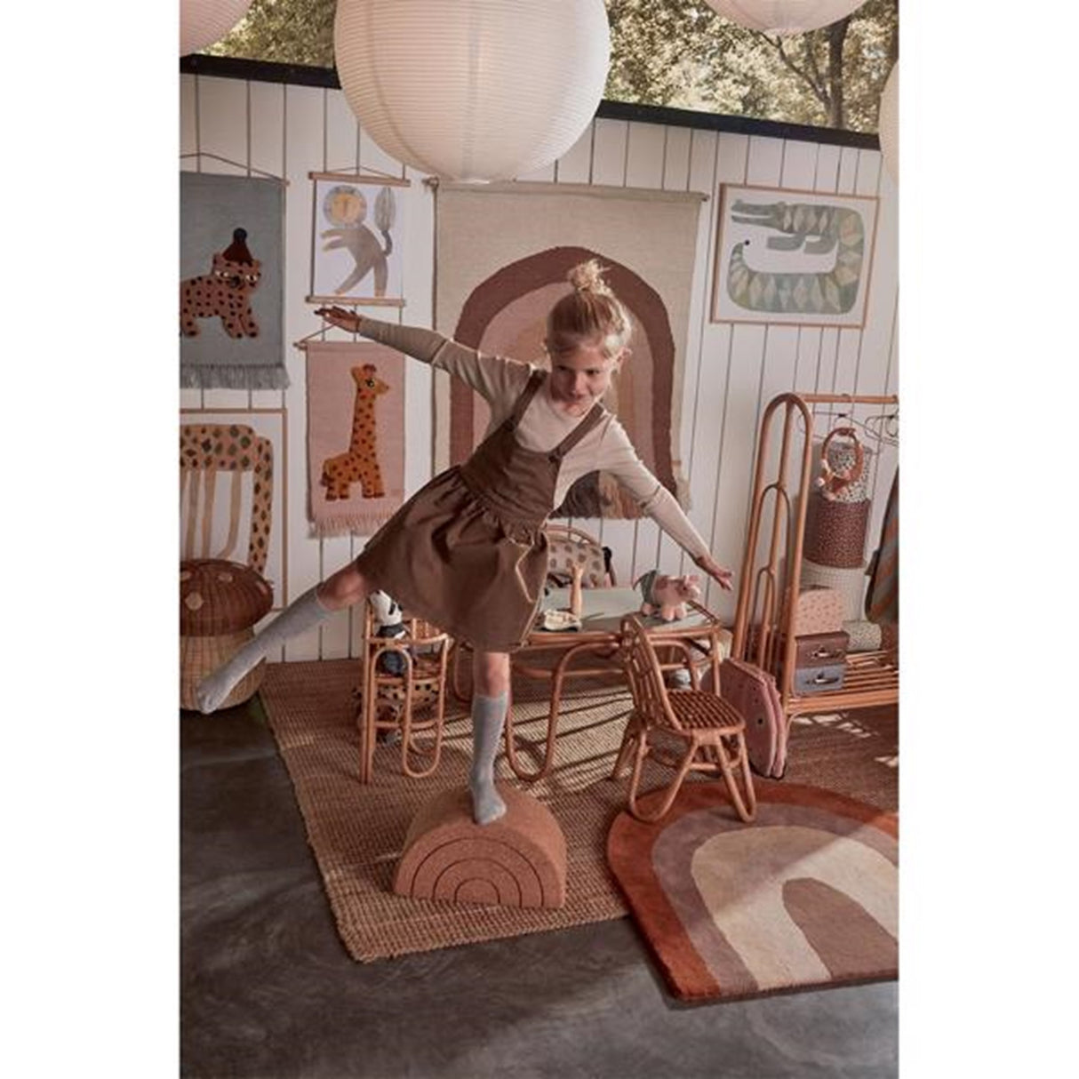 OYOY Rainbow Carpet Choko