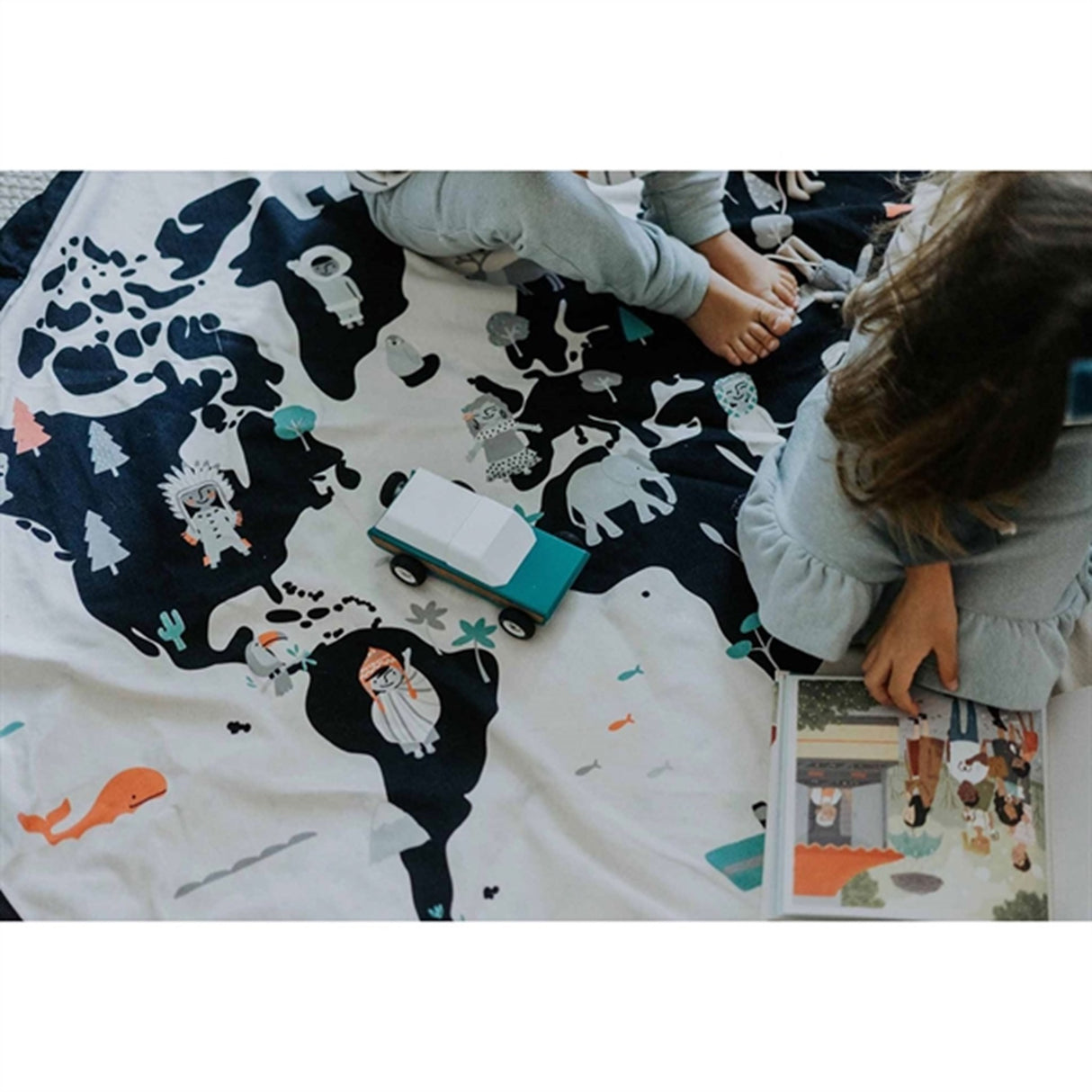 Play&Go 2-i-1 Lekmatta Worldmap/Stars