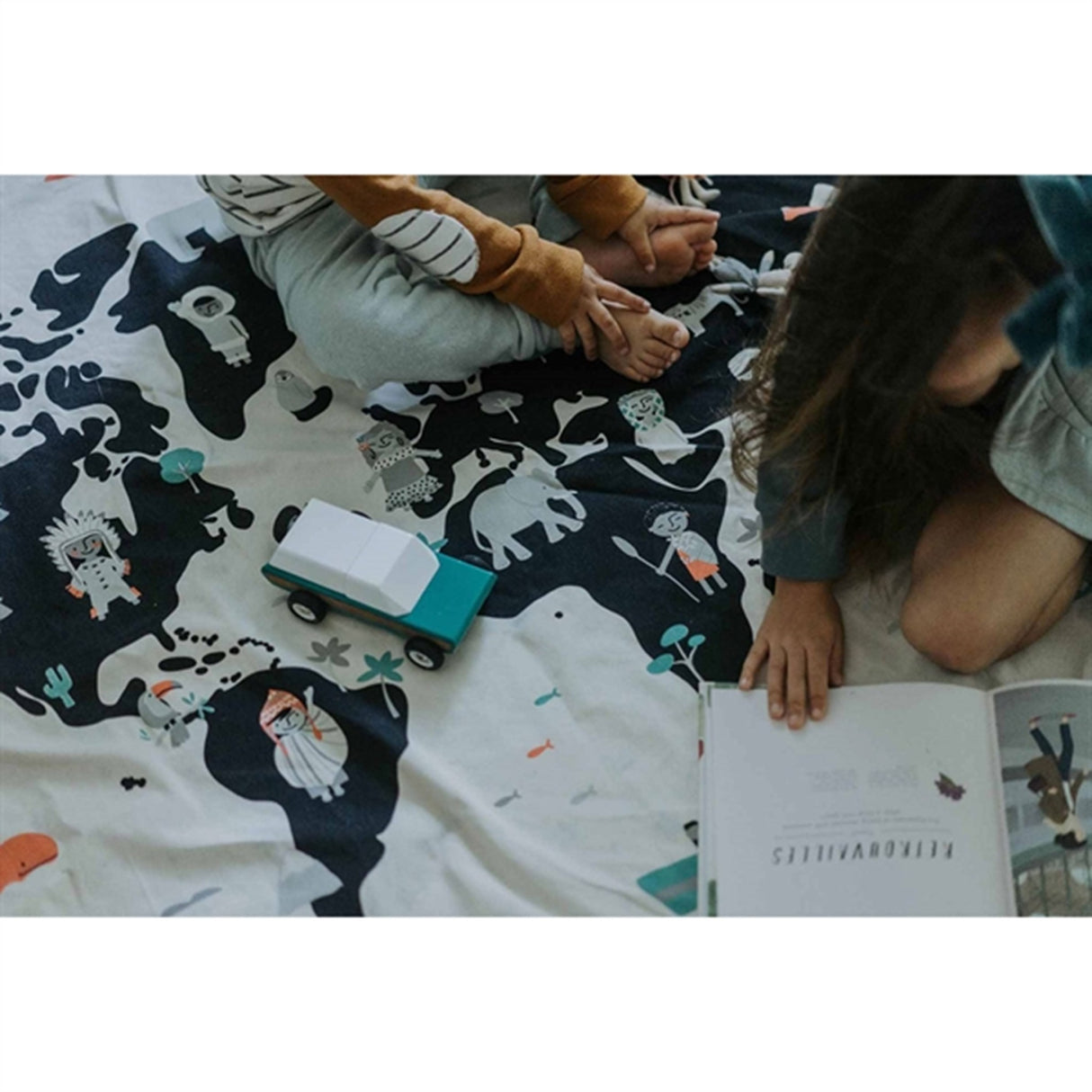 Play&Go 2-i-1 Lekmatta Worldmap/Stars