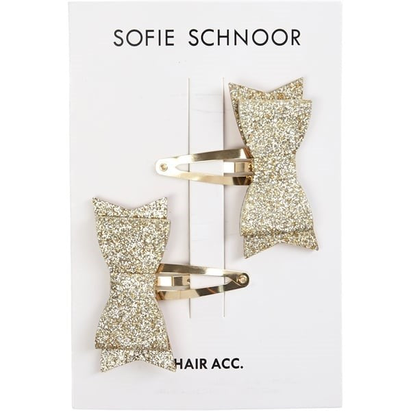 Sofie Schnoor Gold Glitter Hårklämma NOOS