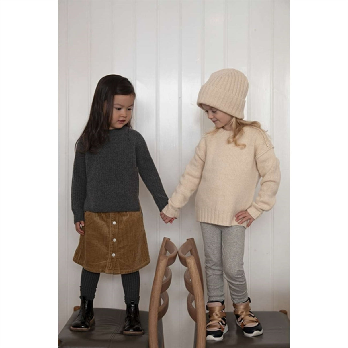 HOLMM Sterling Melange Pablos Stickat Leggings