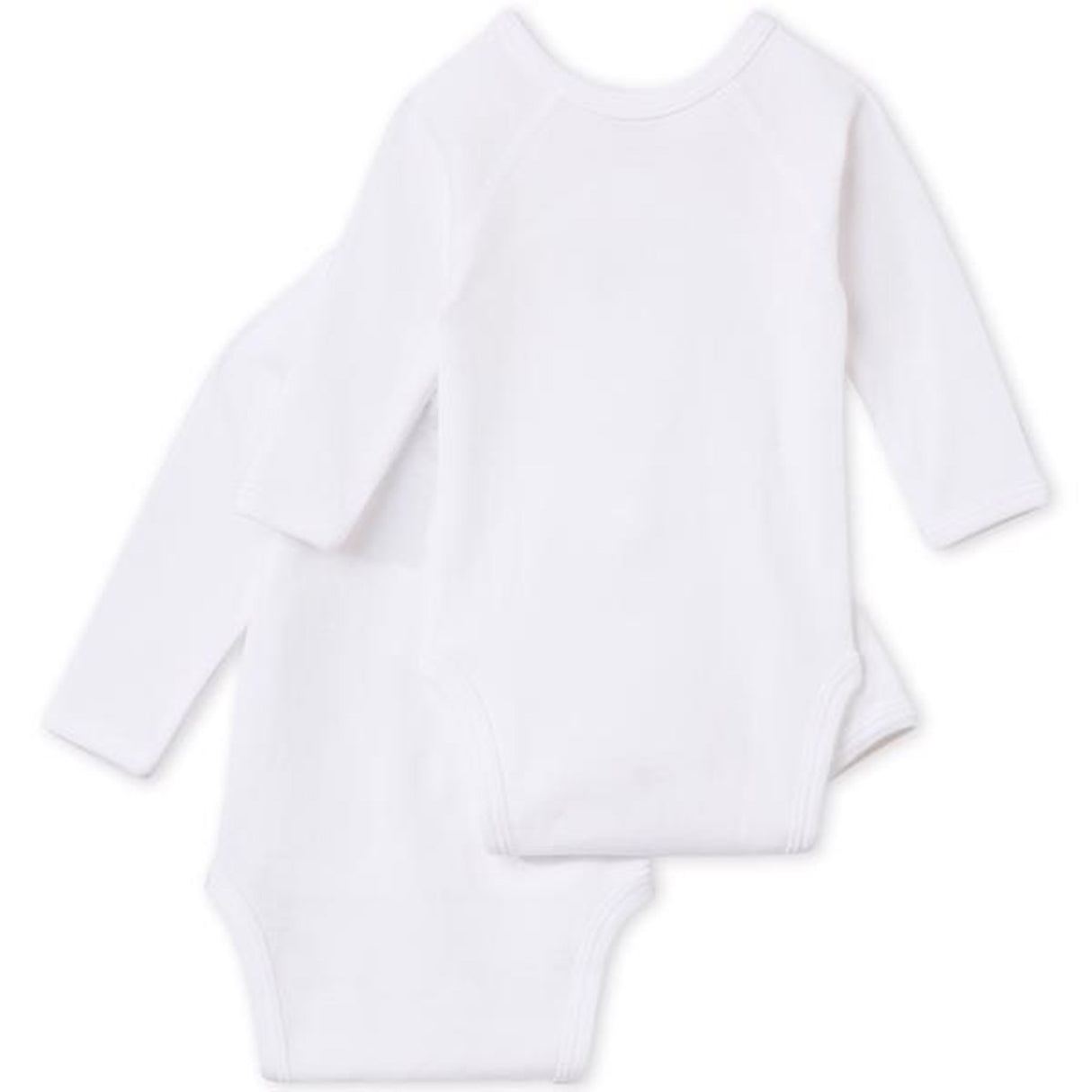 Petit Bateau Kryds Bodies 2-pack White
